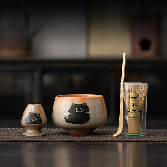 Kitty Cat Matcha Set (4-Piece)