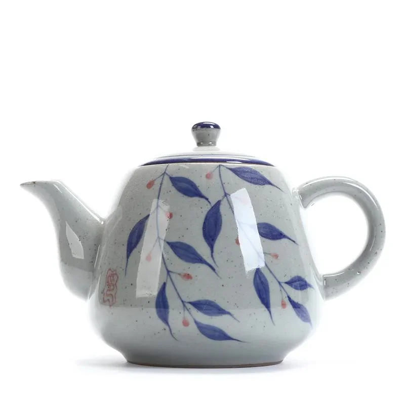 Large Hand-Painted Teapot - 900ml